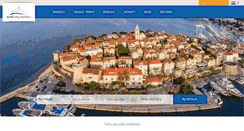 Desktop Screenshot of korcula-hotels.com